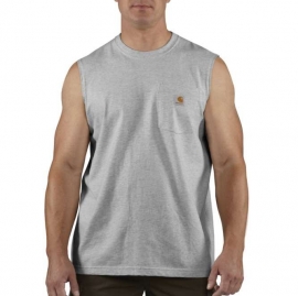 Men\'s Workwear Pocket Sleeveless T-Shirt